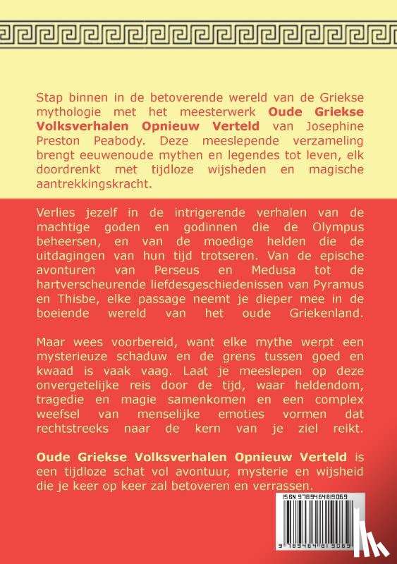 Preston Peabody, Josephine - Oude Griekse Volksverhalen Opnieuw Verteld