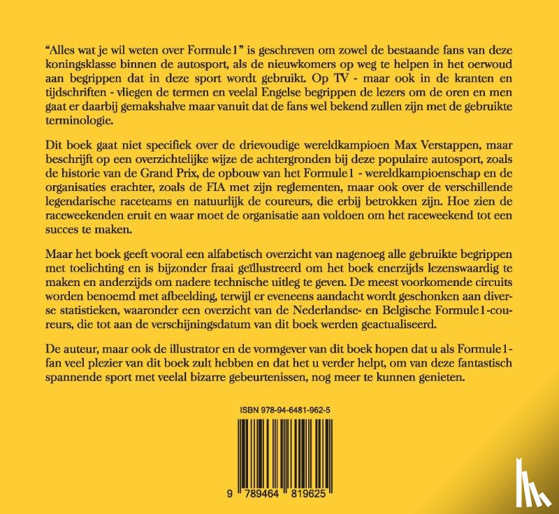 Beunke, Frits M. - Alles wat je wil weten over de Formule 1
