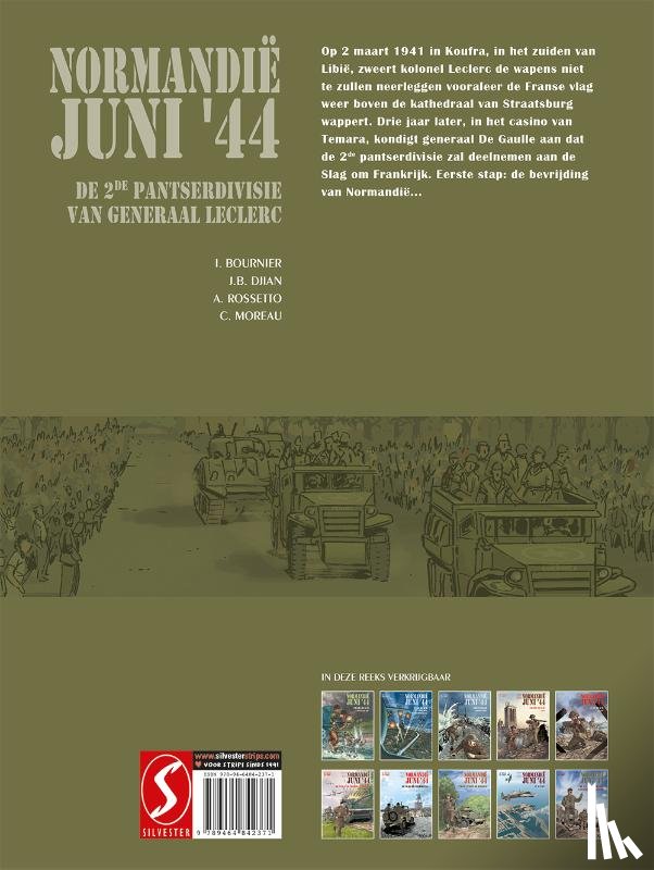 Bournier, Isabelle, Djian, Jean-Blaise, Marivain, Bruno, Moreau, Catherine - Normandië, juni '44 10: De 2de pantserdivisie van generaal Leclerc