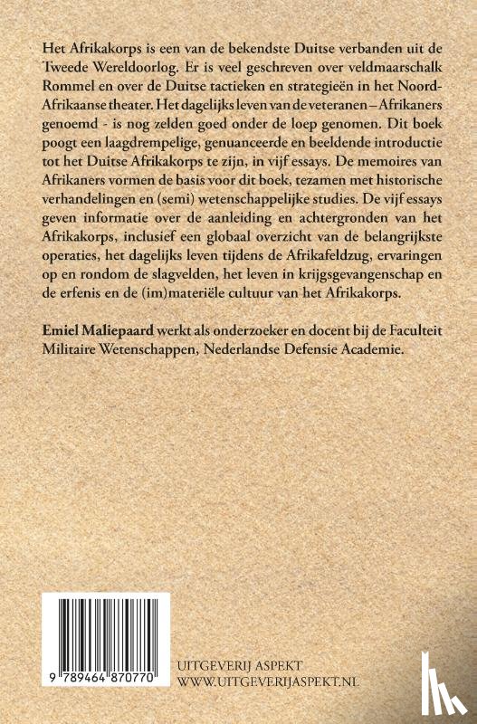 Maliepaard, Emiel - Het Duitse Afrikakorps