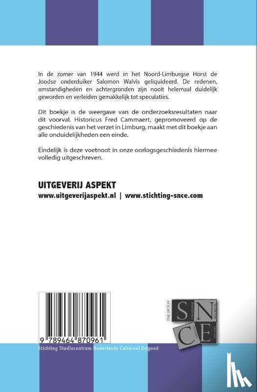 Cammaert, Fred - Salomon Walvis: aanstichter van zijn eigen noodlot