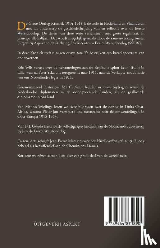  - De Grote Oorlog | kroniek 1914 - 1918