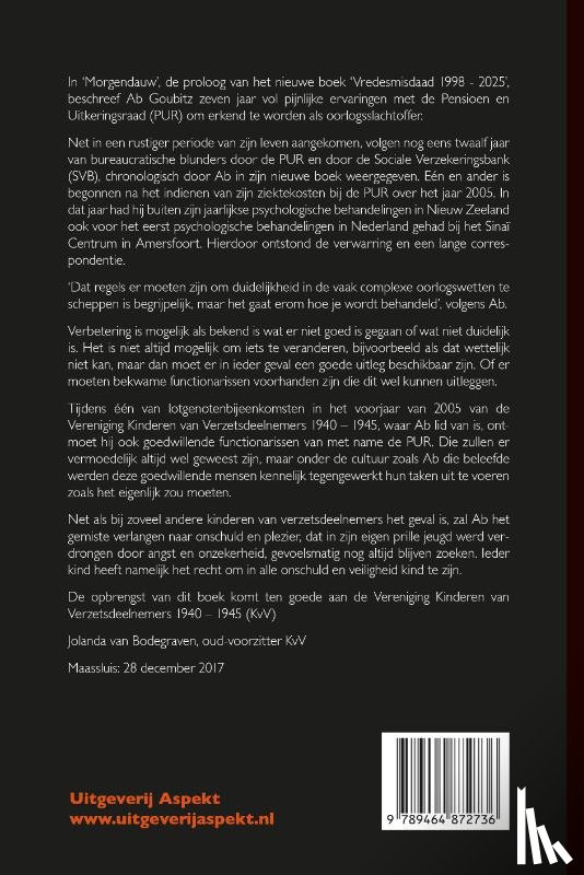 Goubitz, Ab - Vredesmisdaad 1998-2025