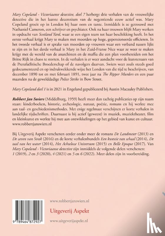 Swiers, Robbert Jan - Mary Copeland - Grootletterboek