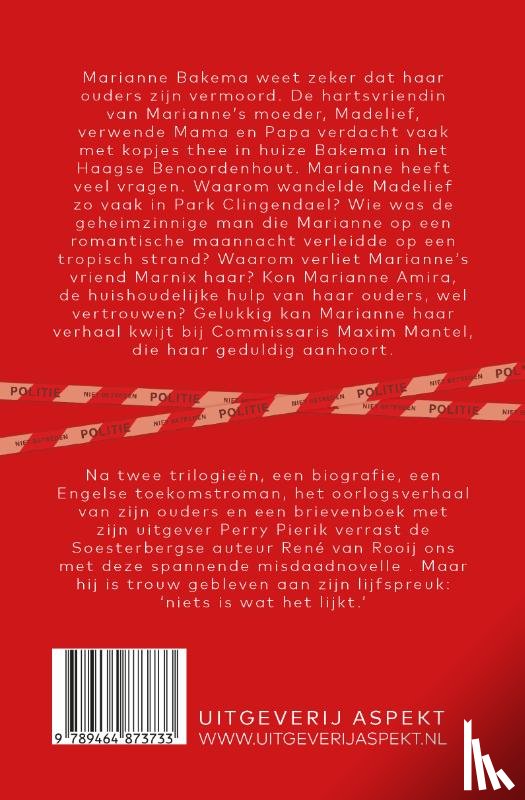 Rooij, René van - Moord in Benoordenhout