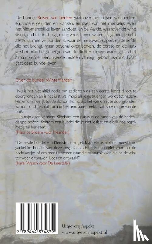 Kleefstra, Jan - Ruisen van berken