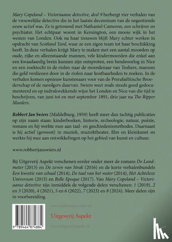 Swiers, Robbert Jan - Mary Copeland 9 Grootletterboek