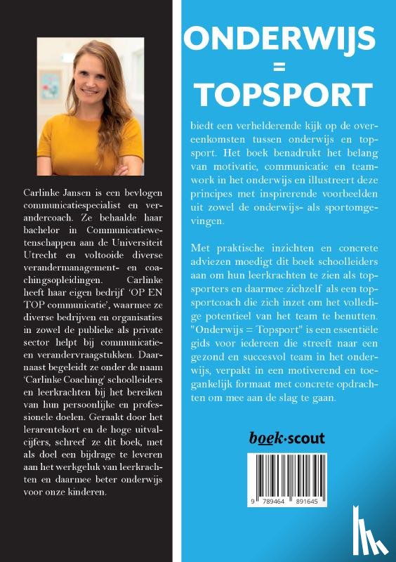 Jansen, Carlinke - Onderwijs = Topsport