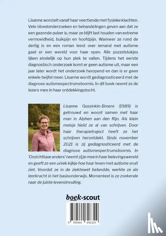 Gussinklo-Broere, Lisanne - Onzichtbaar anders