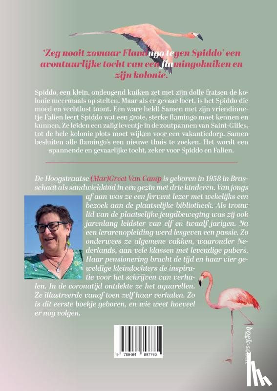 Van Camp, Margreet - Zeg nooit zomaar flamingo tegen Spiddo