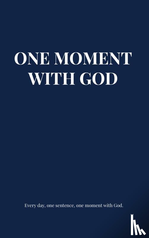 En Cadeaus, Boeken - One moment with God - Christian prayer writing book for men, woman, young adults