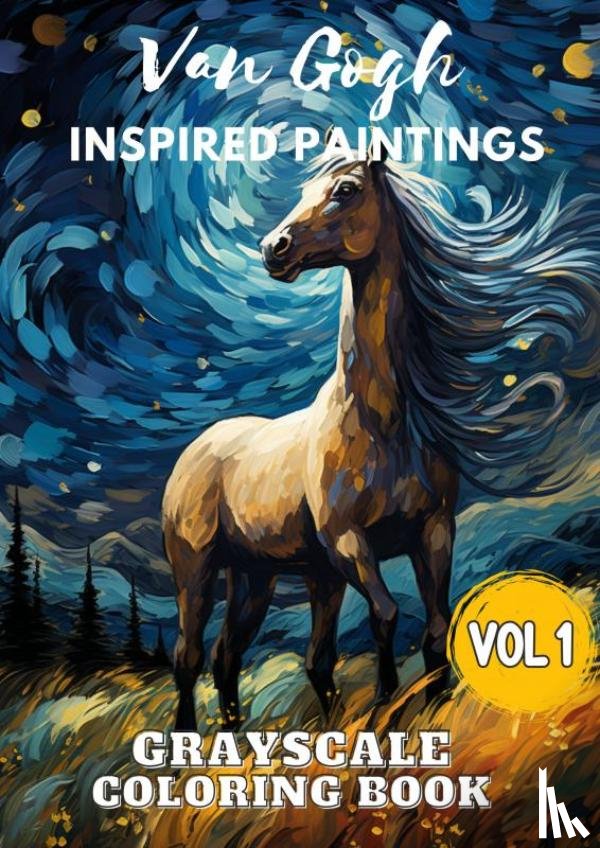 Coloring, Nori Art - Van Gogh Inspired Paintings Vol 1
