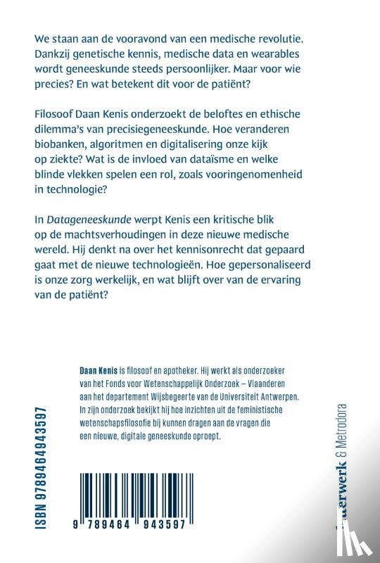 Kenis, Daan - Datageneeskunde