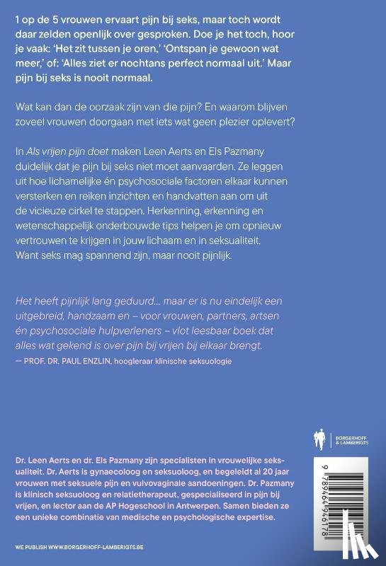 Aerts, Leen, Pazmany, Els - Als vrijen pijn doet