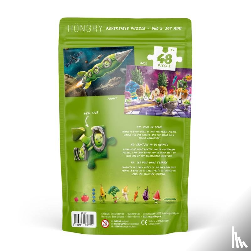 HÖNGRY - Erwtjes in de ruimte puzzel