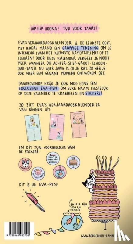 Mouton, Eva - Eva's verjaardagskalender