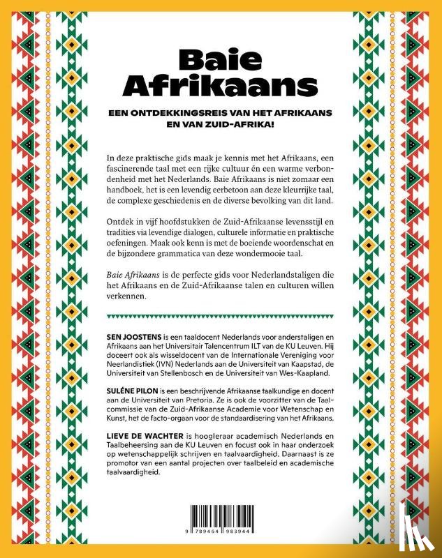 Joostens, Sen, Pilon, Sulene, Wachter, Lieve de - Baie Afrikaans