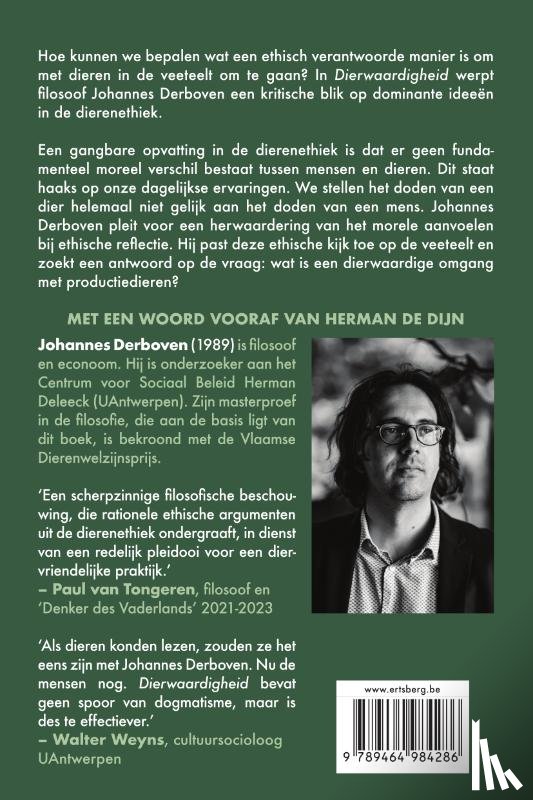 Derboven, Johannes - Dierwaardigheid