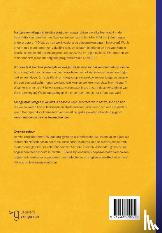 Broesder, Remco - Lastige bromvliegen in de klas