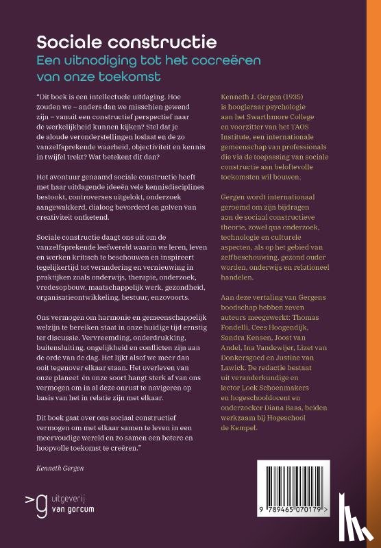 Schoenmakers, Loek, Baas, Diana - Sociale constructie
