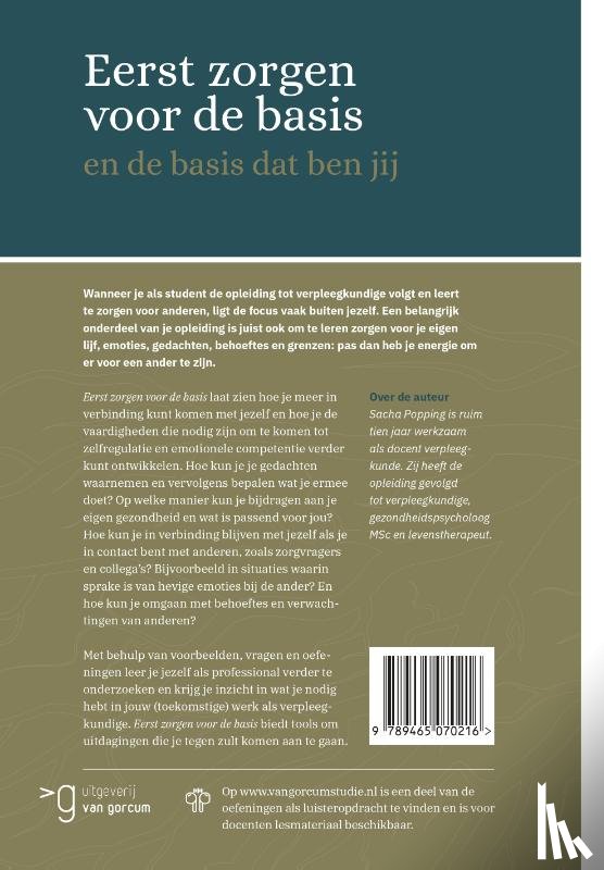 Popping, Sacha - Eerst zorgen voor de basis