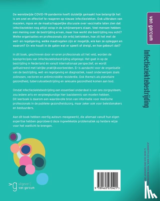 Kerkhof, Hans van den, Waegemaekers, Toos, Boer, Jeannette de - Infectieziektebestrijidng