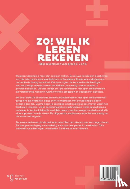 Galen, Frans van, Markusse, Annette, Oosterwaal, Lia, Figueiredo, Nisa - Zo! wil ik leren rekenen