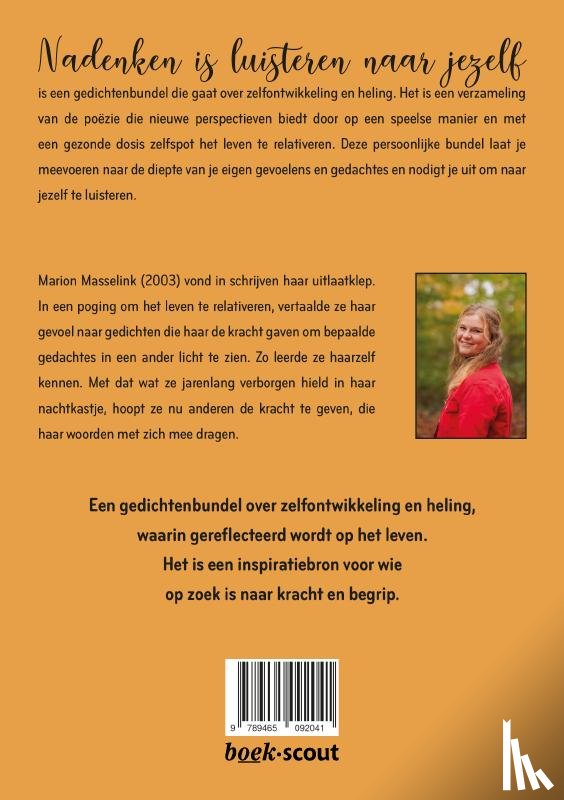 Masselink, Marion - Nadenken is luisteren naar jezelf