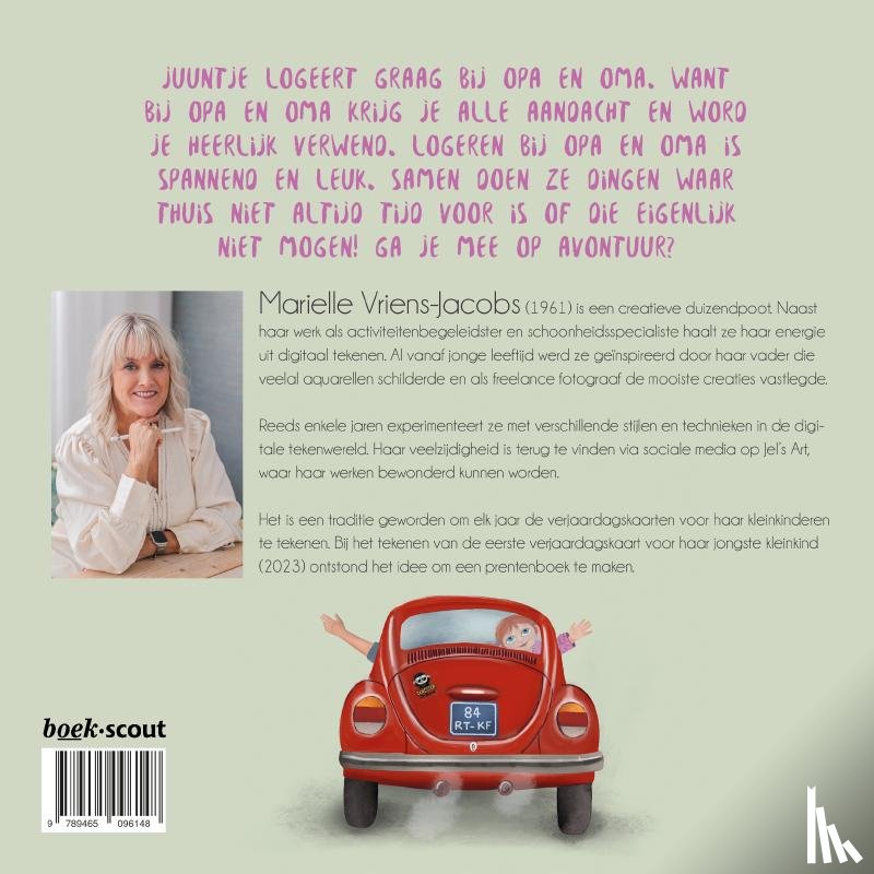 Vriens- Jacobs, Marielle - Juuntje gaat logeren
