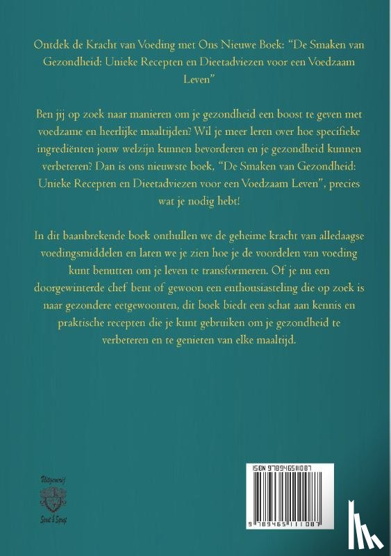De Kock, Constant - De Smaken van Gezondheid