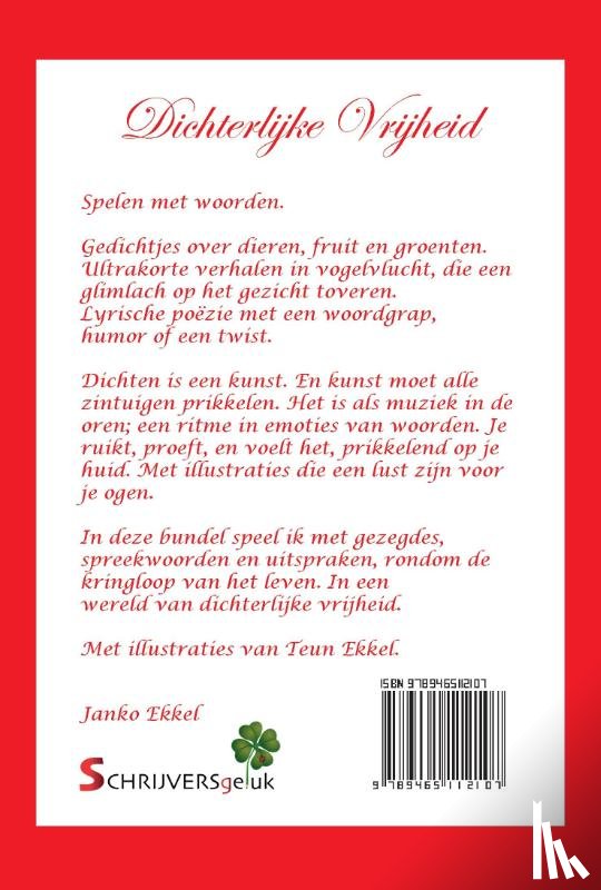Ekkel, Janko - Dichterlijke Vrijheid