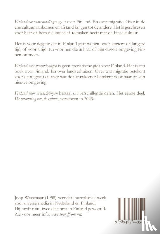Wassenaar, Joop - Finland voor vreemdelingen