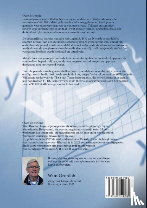 Gronloh, Wim - Wiskunde voor alle vwo-niveaus
