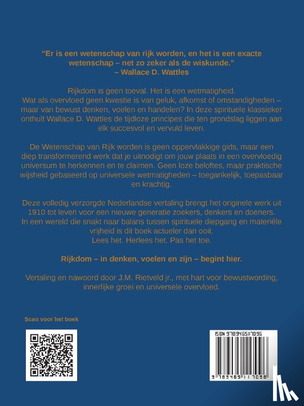 Wattles, Wallace D., Rietveld, John - De wetenschap van rijk worden