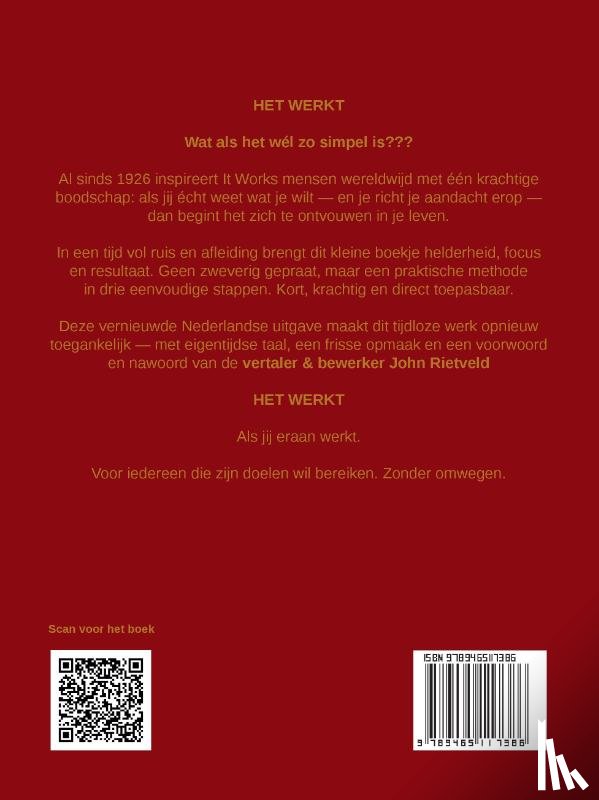 Jarrett, Roy Herbert, Rietveld, John - HET WERKT