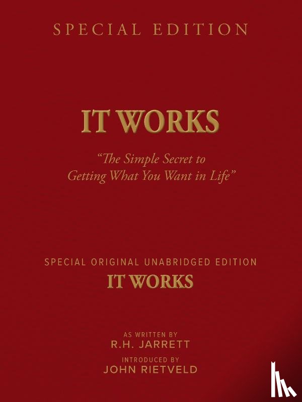 JARRETT, R.H., Rietveld, John - IT WORKS