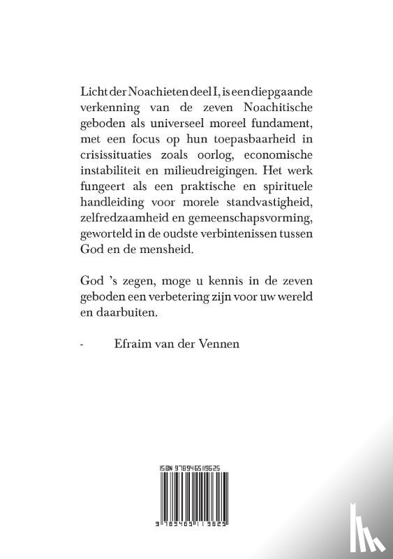 Vennen, Efraim van der - Licht der Noachieten - אוֹר בְּנֵי־נֹחַ
