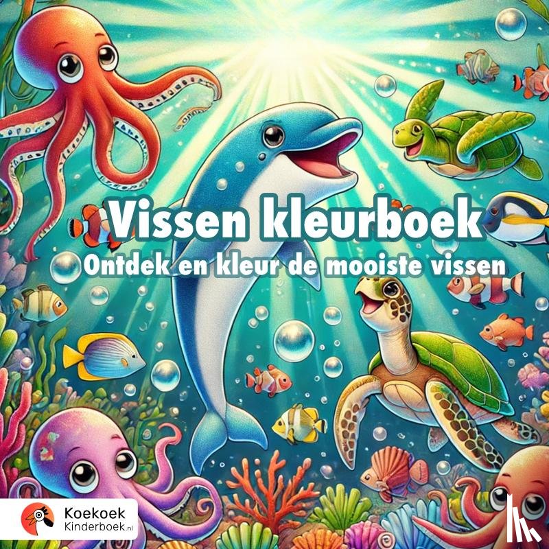 Kinderboek, Koekoek - Vissen kleurboek voor kinderen
