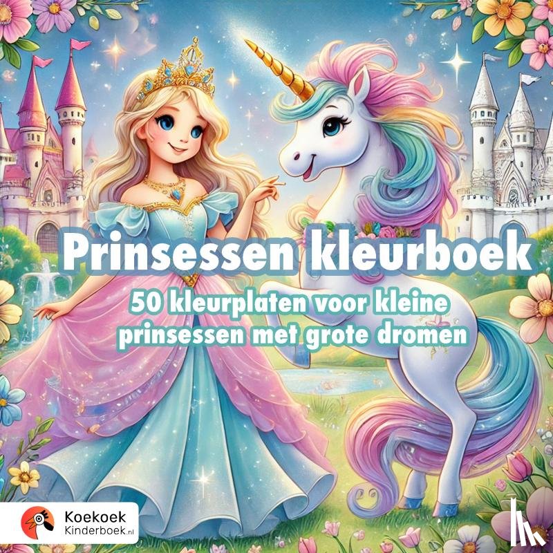 Kinderboek, Koekoek - Prinsessen Kleurboek