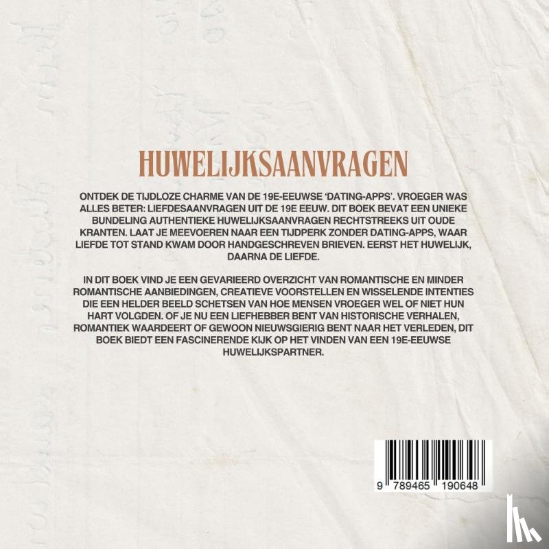 B.V., Andries - Huwelijksaanvragen