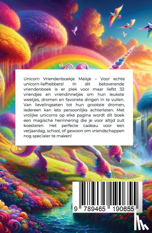 B.V., Andries - Unicorn Vriendenboekje Meisje