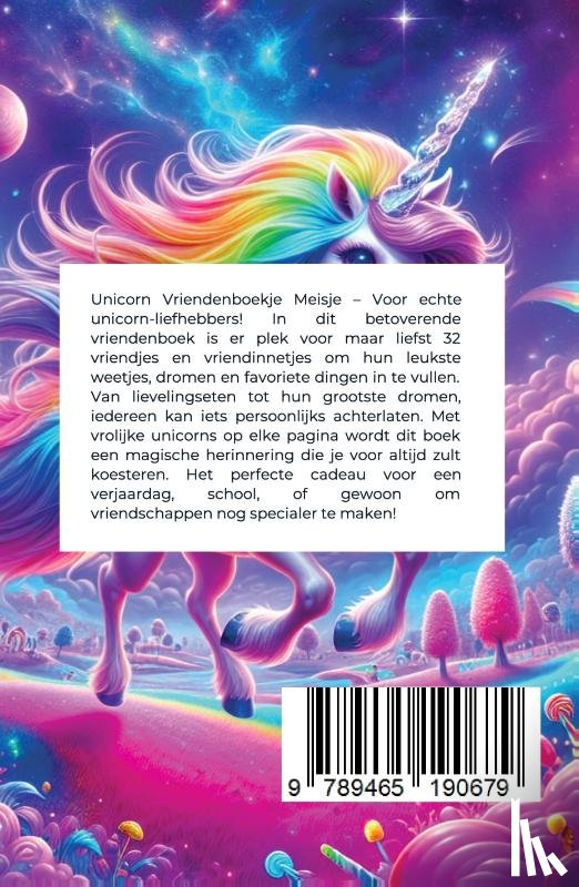 B.V., Andries - Unicorn Meisje Vriendenboekje