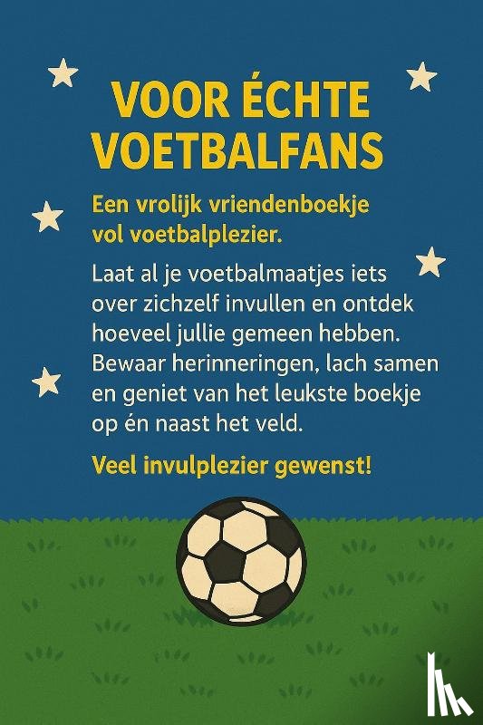B.V., Andries - Voetbal vriendenboekje