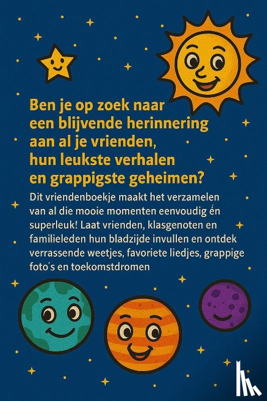 B.V., Andries - Ruimte & Planeten Vriendenboekje