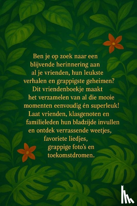 B.V., Andries - Jungle Vriendenboekje