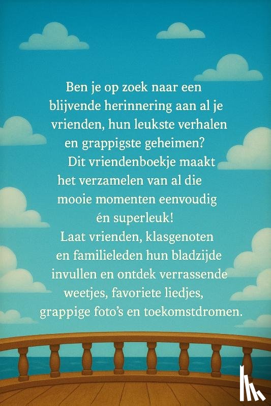 B.V., Andries - Piraten Vriendenboekje