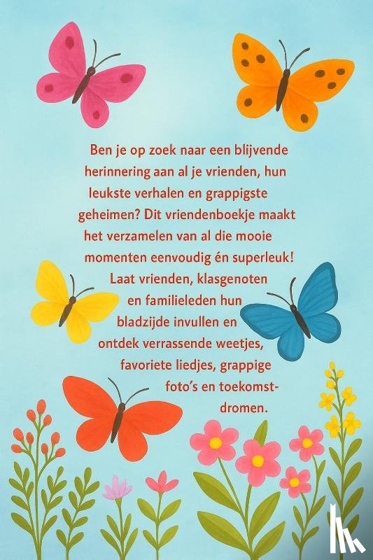B.V., Andries - Vlinder Vriendenboekje