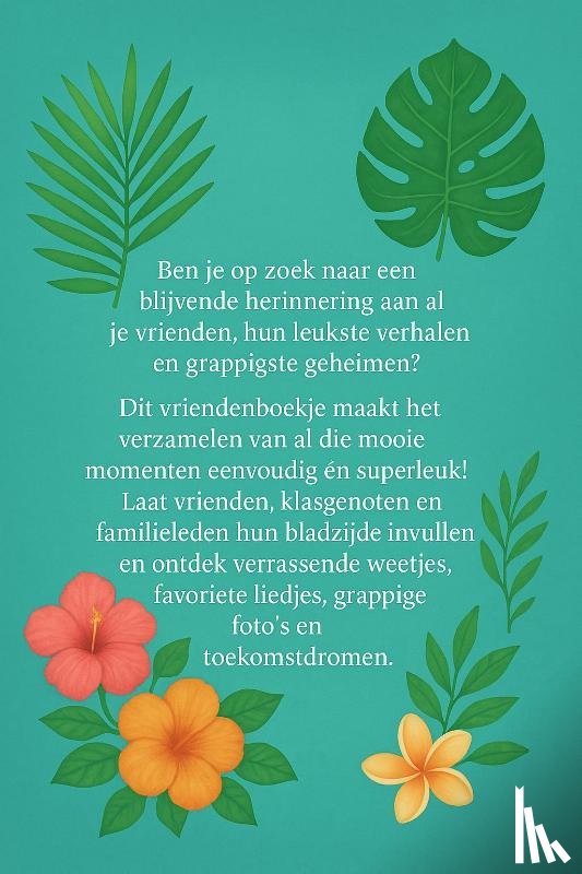 B.V., Andries - Flamingo Vriendenboekje