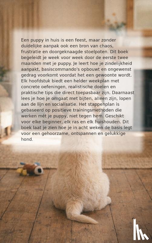  - Puppytraining in 8 weken