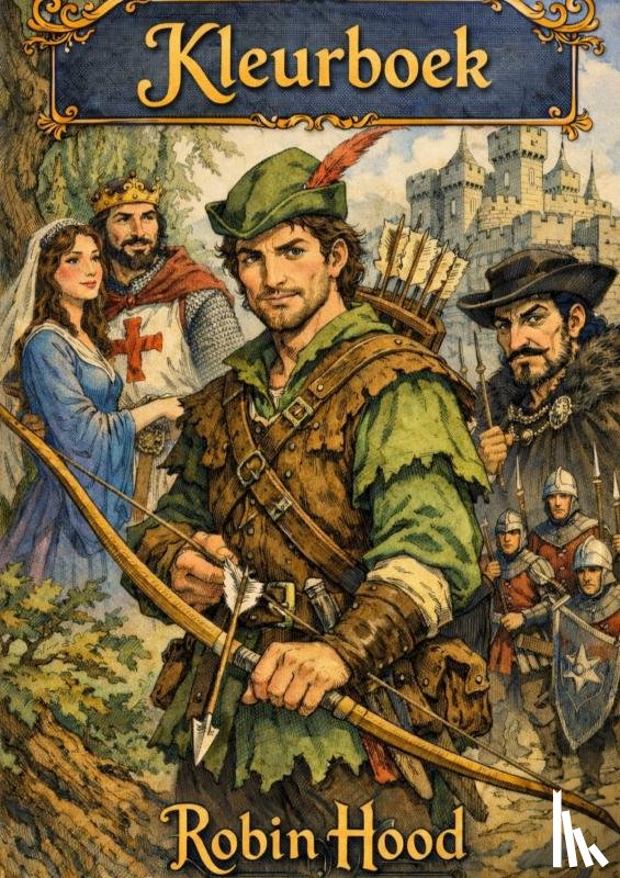 Mourits, H. - Kleurboek, Robin Hood.